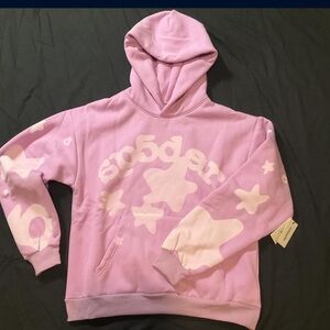 Lavender Star Graphic Hoodie